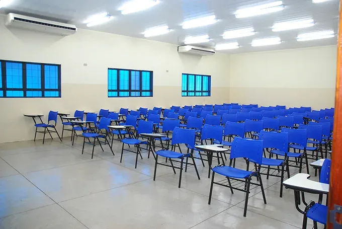 Sala de aula climatizada